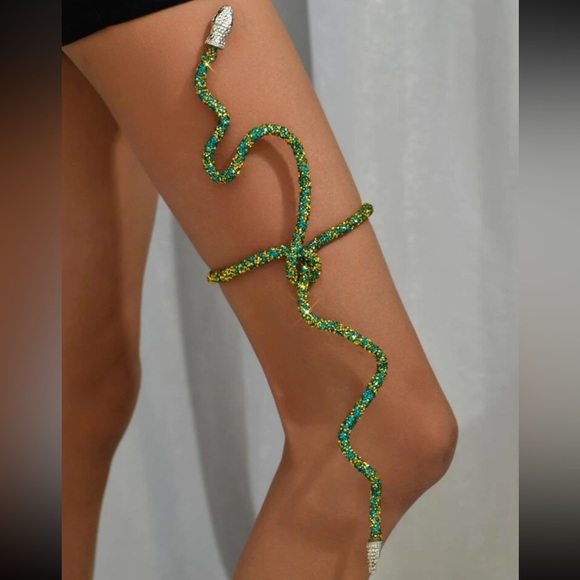 🐍 Unique and sexy metallic colorful flexible serpent snake body jewelry🐍 - Picture 4 of 8